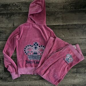Vintage pink Juicy Couture tracksuit
